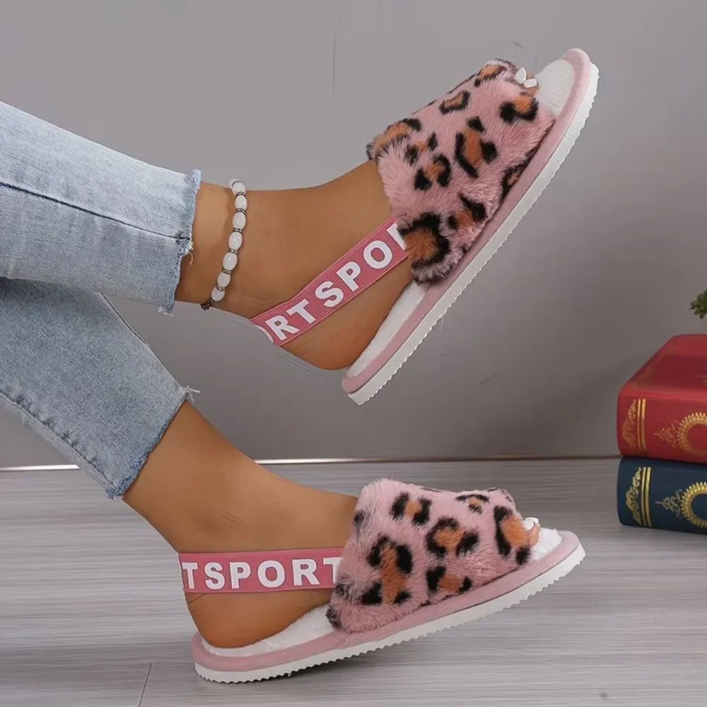 Pink Leopard Women's Sport Sandals